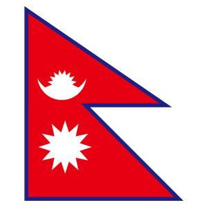 のぼり屋(Noboriya) ☆N_ビッグフラッグ大 54477 国旗 ネパール(販促用 (54477)