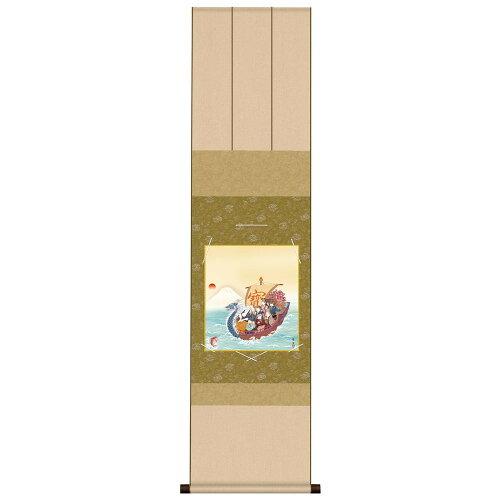 COMOLIFE コモライフ 色紙掛・色紙セット 北山歩生 七福神 31×125cm KE2KIC-004 (2167262)