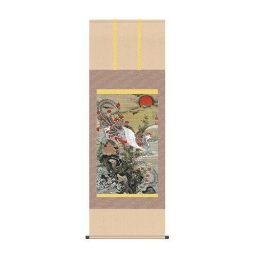 Other - COMOLIFE コモライフ 掛軸 伊藤若冲旭日鳳凰図 54.5×153cm KZ2G9-033 (2167491)