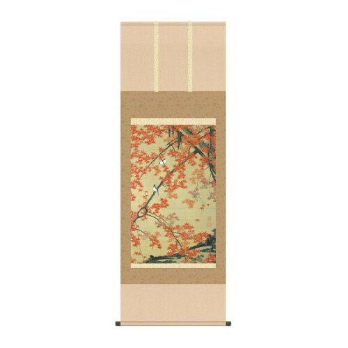 Other - COMOLIFE コモライフ 掛軸 伊藤若冲紅葉小禽図 54.5×153cm KZ2G9-035 (2167493)