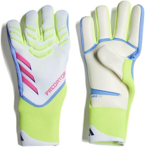 【在庫限即納】ADIDAS アディダス 51_PREDATORプロGKグローブ (JNW37) [色 : WHT/ルシッドレモン] [サ..
