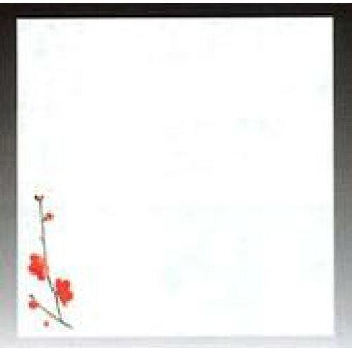 ヤマコー 64914 四季耐油天紙(小)梅 100枚 16-312-02