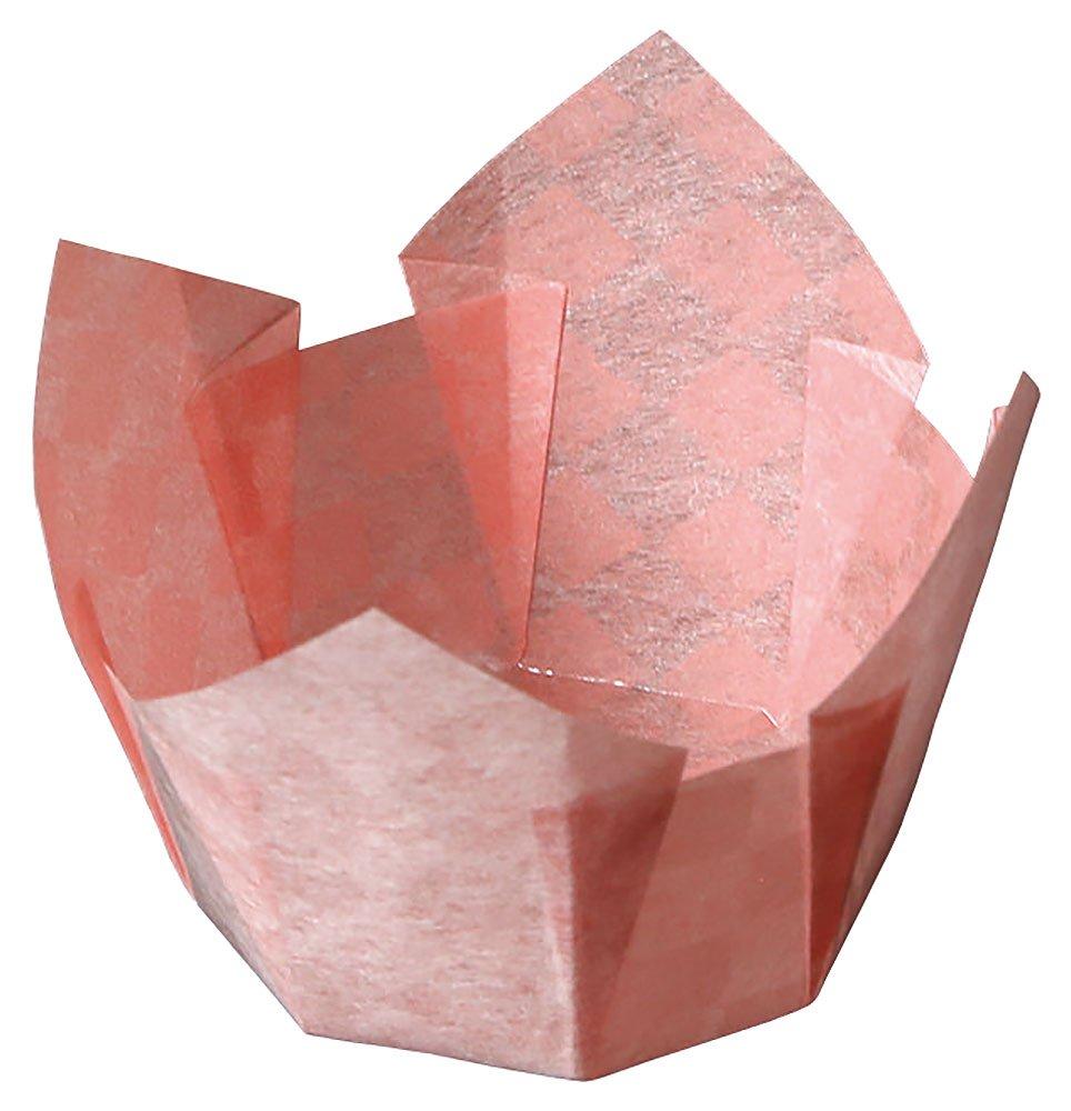 ヤマコー OP市松珍味入 小B 紅梅色 200枚入 66661