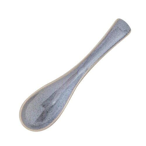 MINORUTOKI みのる陶器 【Albee(アルビー)】レンゲ グレー[日本製 美濃焼 食器]オリジナル (a12764965583056614)【入数:10】