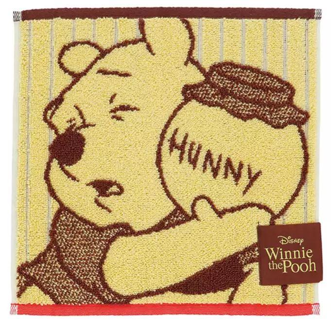 丸眞 ディズニー くまのプーさん ハニーラブフェイス ミニタオル (2006055600)【入数:10】