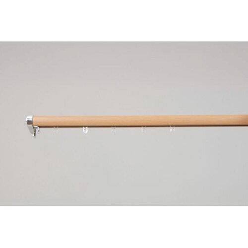 フルネス カーテンレール ロアール 2.0mシングル 木目ミディアム・I0820 (1380713)