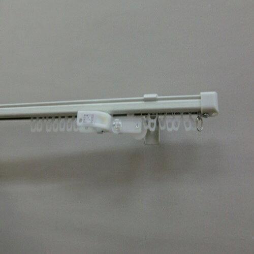 フルネス(Fullness) 伸縮カーテンレール クロスライド 3mシングル(1.6-3.0m) ホワイトウッド (1024482)