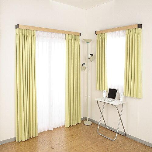 フルネス 遮光カーテンレールカバー レイベル 2M ナチュラルオーク・I6002 (1370906)