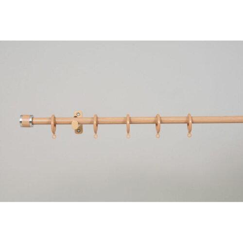 フルネス カーテンレール フェスタ 3.0mシングル 木目ミディアム・I7746 (1380708)