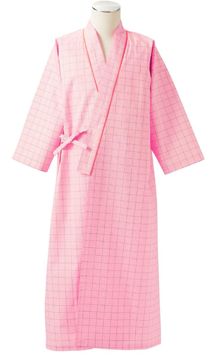 住商モンブラン 患者衣 男女兼用8分袖 着物式 ピンク 59-445 3L 1枚