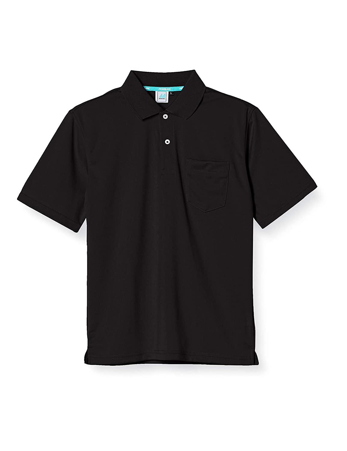住商モンブラン ポロシャツ　兼用　半袖　黒　S 32-5060 1枚
