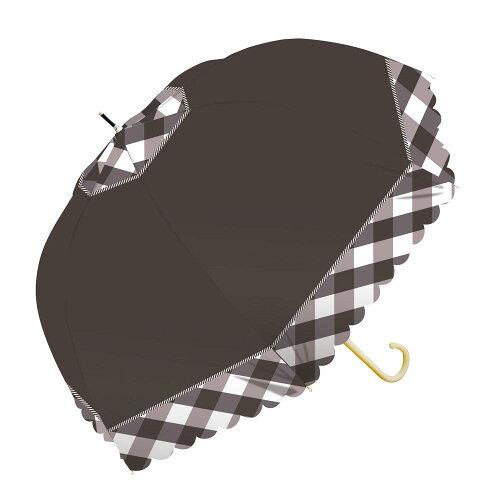 BACKYARD FAMILY 藤田屋 UJ-2462(FT)60cm 折りたたみ傘 バイアス切り継ぎ アッシュブラック (1967920)