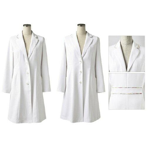 LAURA ASHLEY 住商モンブラン ドクターコートレディス長袖S LW102-13-LL LLサイズ (2220997)