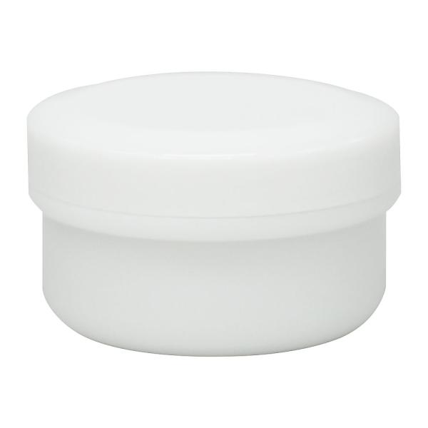 金鵄製作所(Kinshi) アルファ軟膏壷（軟膏容器・増量タイプ）60mL 白 20個 ATA60R-01 1袋(20個入)