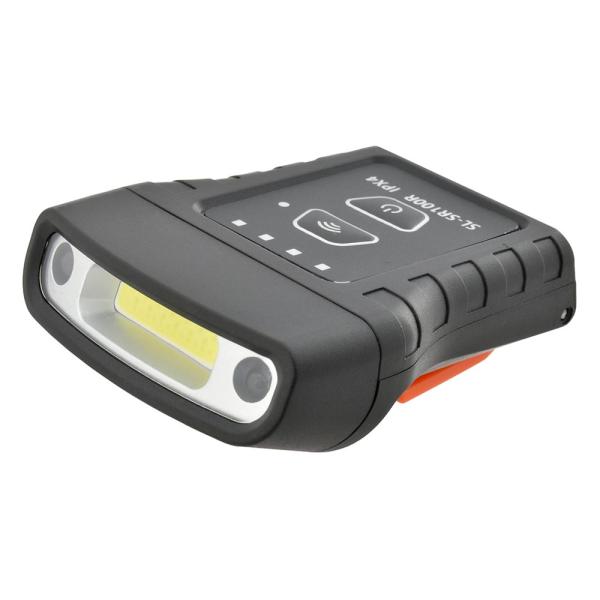 OHM オーム電機 充電式LEDキャップライト(USB充電式/100 lm High/保護等級 IPX4/ブラック) SL-SR100R-K