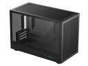 DEEPCOOL CH260/MicroATX PCケース/ブラック/高エアフロー設計/メッシュパネル/背面コネクタMB対応 (MicroATX)/大型GPU対応(R-CH260-BKNGM0-G-1)