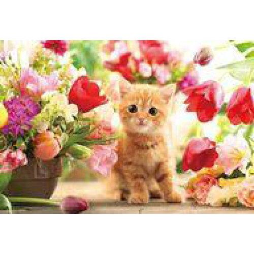 ビバリー ペットジグソーパズル チューリップと子猫 300ピース P33-190 (2176305)