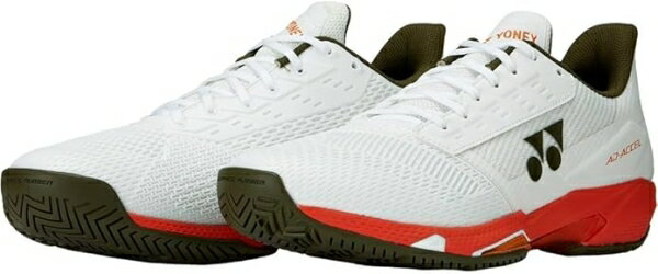 YONEX ヨネックス パワークッションアドアクセルMAC (SHTAAMA) [色 : ホワイト/オレンジ] [サイズ : 25.5]