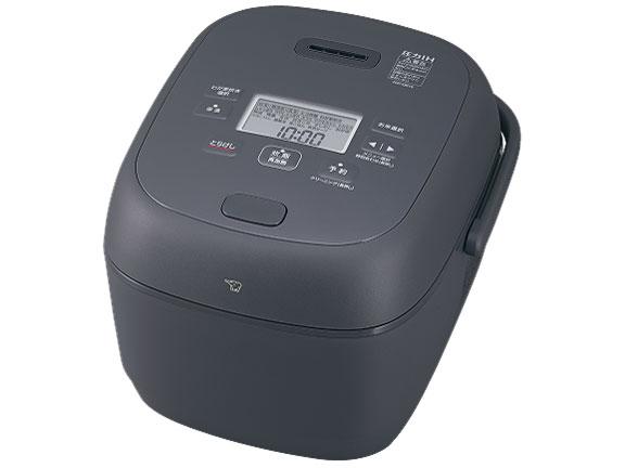 &nbsp;メーカー&nbsp;ZOJIRUSHI 象印&nbsp;商品カテゴリ&nbsp;炊飯器・精米器＞炊飯器&nbsp;発送目安&nbsp;1〜2週間以内に発送予定&nbsp;お支払方法&nbsp;銀行振込・クレジットカード&nbsp;送料&nbsp;送料無料&nbsp;特記事項&nbsp;53&nbsp;その他&nbsp;※※※※※※※※※※※※※※※※※ 仕様 ※※※※※※※※※※※※※※※※※基本仕様炊飯量 10 合タイプ 圧力IH炊飯器内釜 鉄器コート 黒まる厚釜3年保証内釜の厚さ 1.7 mm保温時間 極め保温：40時間まで高め保温：12時間までその他機能 蒸気セーブ日本製 ○炊飯機能食感炊き分け ○早炊き ○エコ炊き ○炊飯メニュー 炊き込みごはんおかゆ冷凍ごはん炊飯材料 無洗米玄米雑穀米麦ごはんお手入れ機能お手入れ点数 2点(内ぶた/内釜)内ふた丸洗い ○クリーニング機能 ○省エネ性能最大消費電力 1370 W年間電気代 3237 円炊飯時消費電力量/回 179 Wh保温時消費電力量/h 22.4 Wh省エネ基準達成率 112%(2008年度)サイズ・重量幅x高さx奥行き 305x245x365 mm重さ 7 kgカラーカラー スレートブラック
