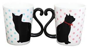 アルタマグカップル黒猫ドットBL・...