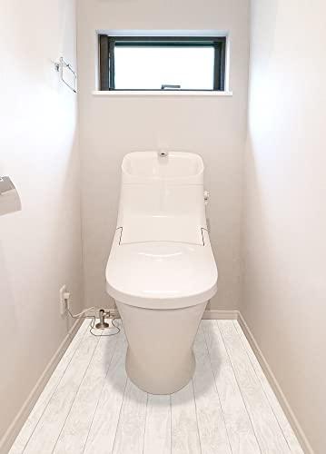 明和グラビア トイレ模様替え TBKT-01 90cmx170cm 木目 ホワイト (1773075)