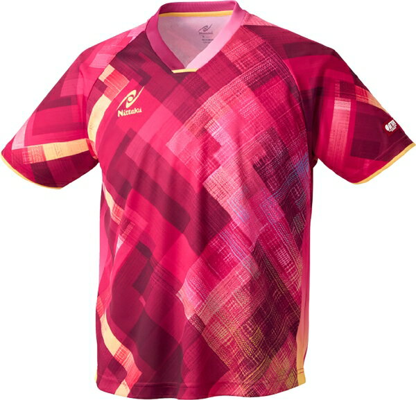 日本卓球 エクライン_シャツ (NW2219) [色 : ロゼ] [サイズ : XO]