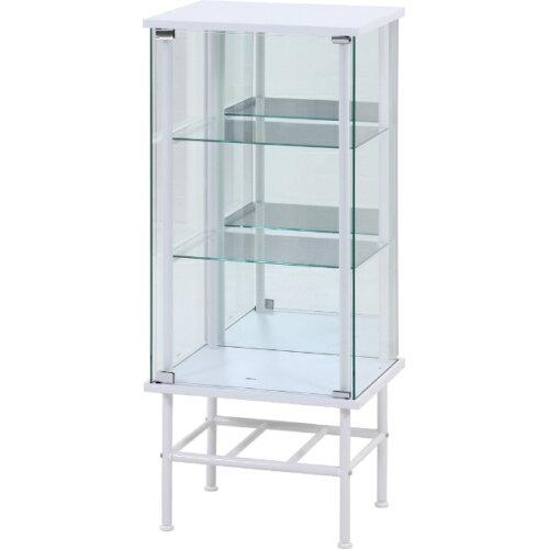 不二貿易 レグラス コレクションケース スタンド 3段 ミラータイプ WH 色:ホワイト 品番:95850