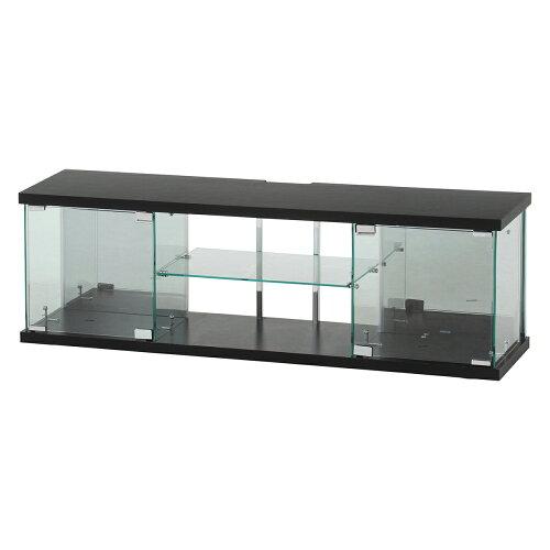 不二貿易 ガラスコレクションTVボード BAAL BK 品番:63938