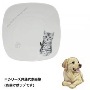 丸勝 わんコレ スクエアプレート(大) ラブ wa-psql-S27 (1432873)