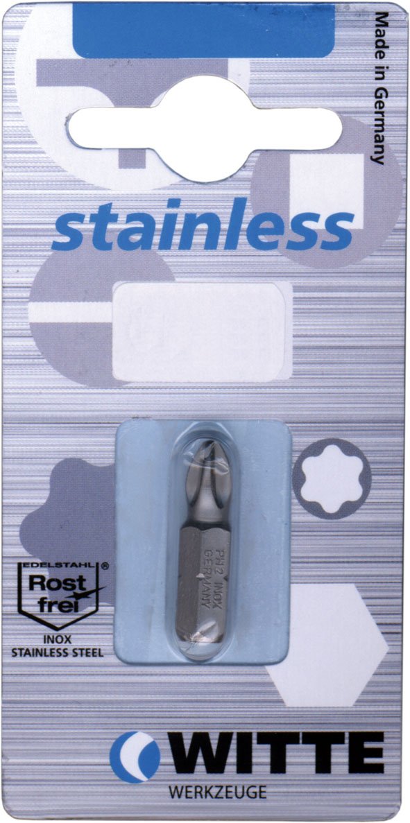 Witte ヴィッテ ステンレスビット +2×25mm (26512 1905)