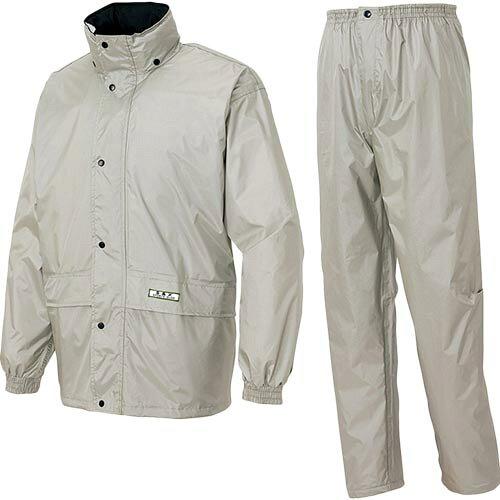 アイトス AZ58701003S レインスーツ(Bー1レインスーツ)グレー S