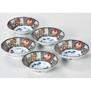 ブルーム ≪メーカー取寄≫錦彩古伊万里 小鉢揃[日本製 美濃焼 食器]ギフト (-)【入数:5】