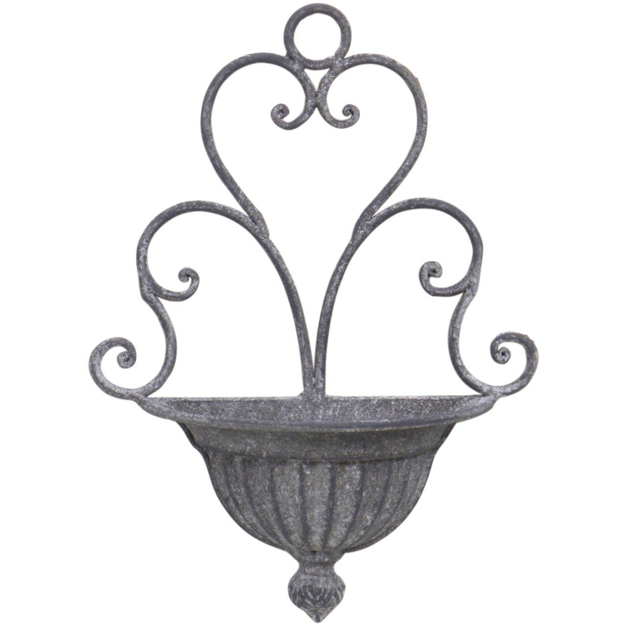 東京堂 ヴィンテージ風 ブリキポット グレー 540-028G (1434211)