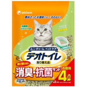 ユニ・チャーム　ペットケア [ユニ・チャーム] デオトイレ 飛び散らない消臭・抗菌サンド 4L (-)