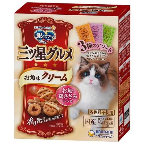 &nbsp;メーカー&nbsp;ユニ・チャーム&nbsp;商品カテゴリ&nbsp;猫のヘルスケア＞ビタミン・サプリメント&nbsp;発送目安&nbsp;3日〜4日以内に発送予定（土日祝除）&nbsp;お支払方法&nbsp;銀行振込・クレジットカード&nbsp;送料&nbsp;送料 小型(60)&nbsp;特記事項&nbsp;&nbsp;その他&nbsp;※※※※※※※※※※※※※※※※※ 仕様 ※※※※※※※※※※※※※※※※※ジャンル 総合栄養食タイプ ドライタイプ内容量 180gカロリー(100gあたり) 390 kcal原産国 日本1kgあたりの価格 1761 円添加物不使用 着色料チキン ○魚 ○ライフステージ(猫の年齢) 成猫年齢(備考) 1歳〜