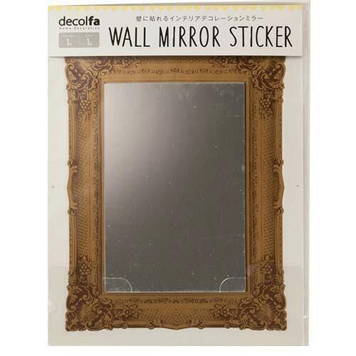 ニトムズ ウォールミラーステッカースクエアゴールド (M3920 5042)