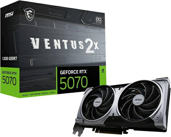 MSI GeForce RTX 5070 12G VENTUS 2X OC [PCIExp 12GB]