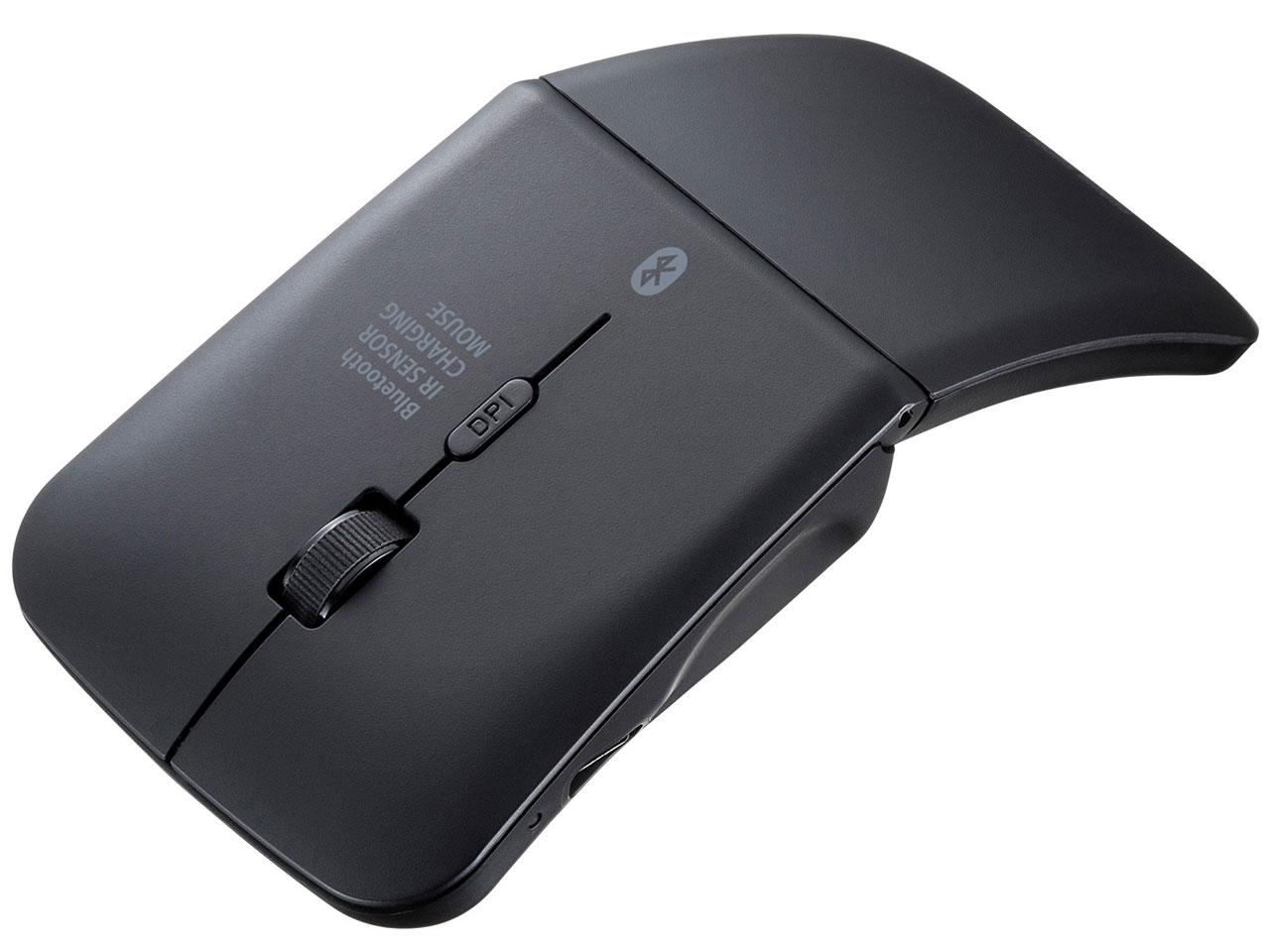 SANWASUPPLY サンワサプライ 静音Bluetooth5.0 IR LEDマウス(3ボタン・薄型)(MA-BIS3116BK)