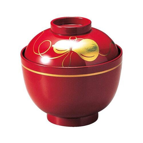 福井クラフト(Fukui Craft) (食洗機対応)松庵小吸椀 朱ひょうたん(内黒) 12024180 (2042602)