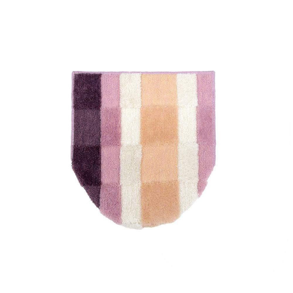 ヨコズナクリエーション(Yokozuna) モザイク トイレファブリック 兼用フタカバー ピンク (1396173)