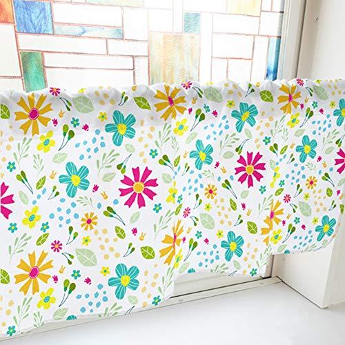 NOBORIYA のぼり屋 カフェカーテン 種 1000×450mm 白・41623 (1390725)