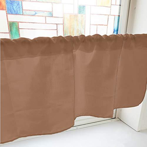 NOBORIYA のぼり屋 カフェカーテン 茶 DIC2272 1000×450mm 41707 (1390767)