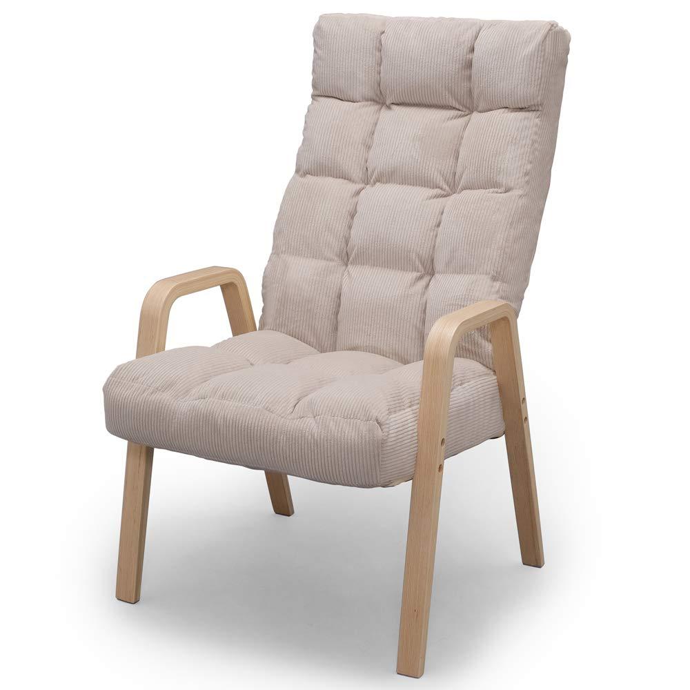 IRISOHYAMA アイリスオーヤマ ウッドアームチェアWAC-Lベージュ