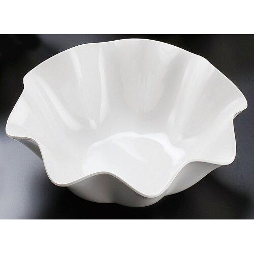 福井クラフト(Fukui Craft) 福井クラフト メラミン35cmウェーブ丸盛鉢ホワイト 51353650 (1876088)