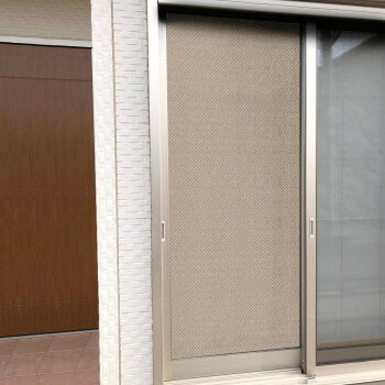 明和グラビア 窓に貼る日除け名人 HMM-920118 92cm×180cm BR (1773094)