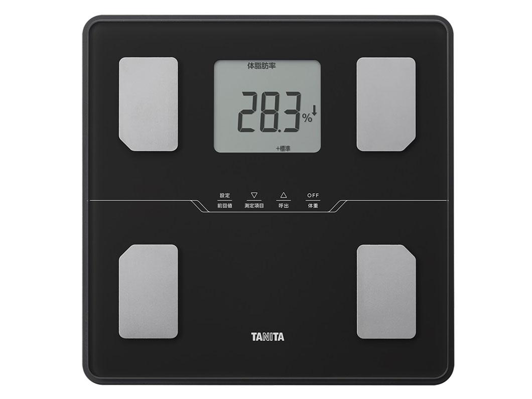 TANITA タニタ BC774LBK 体組成計 メタリックブラック BC-774L [スマホ管理機能あり]
