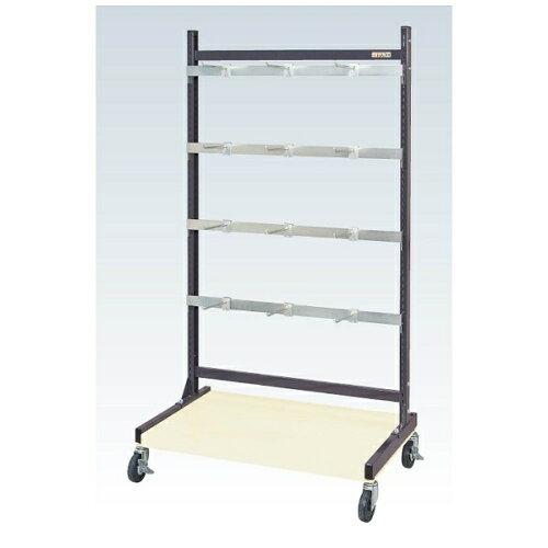 サカエ ラックシステム フックハンガータイプ移動式 892×550×1640mm ストッパー付 PLS-1542HDR (2230451)