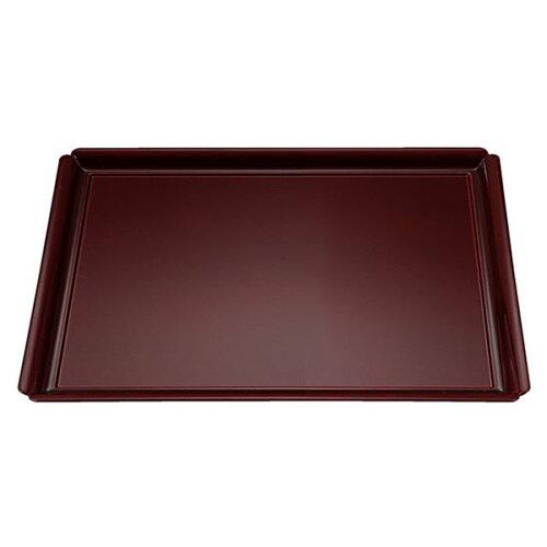 福井クラフト(Fukui Craft) 尺1木瓜長角盆 溜塗/裏黒塗 17401000 (2042038)