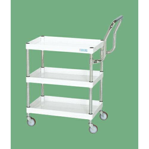 サカエ CSパールワゴン軽量 ハイタイプ取手 パールホワイト CSP-6073LHTNUW (2228971)