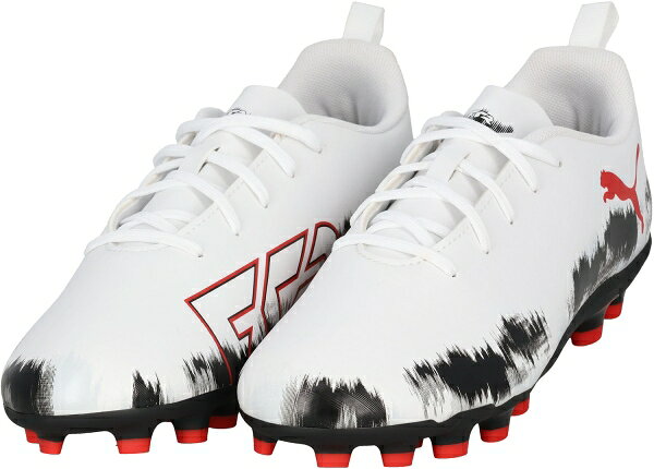 PUMA プーマ フューチャー_8_プレイ_HG/AG_+M (10907201) [色 : PUMA_WHT-PU] [サイズ : 235]